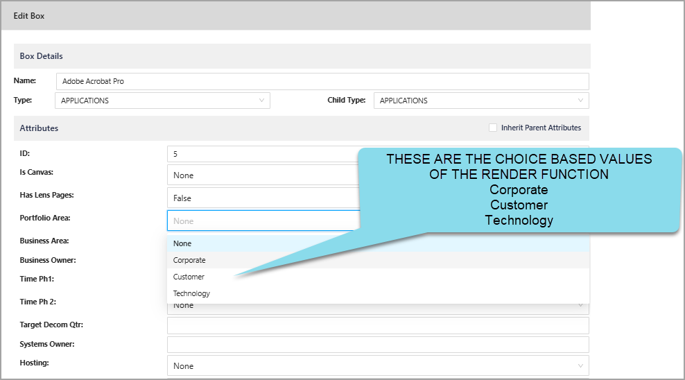 choice based dropdown