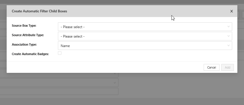 Set Attribute association options