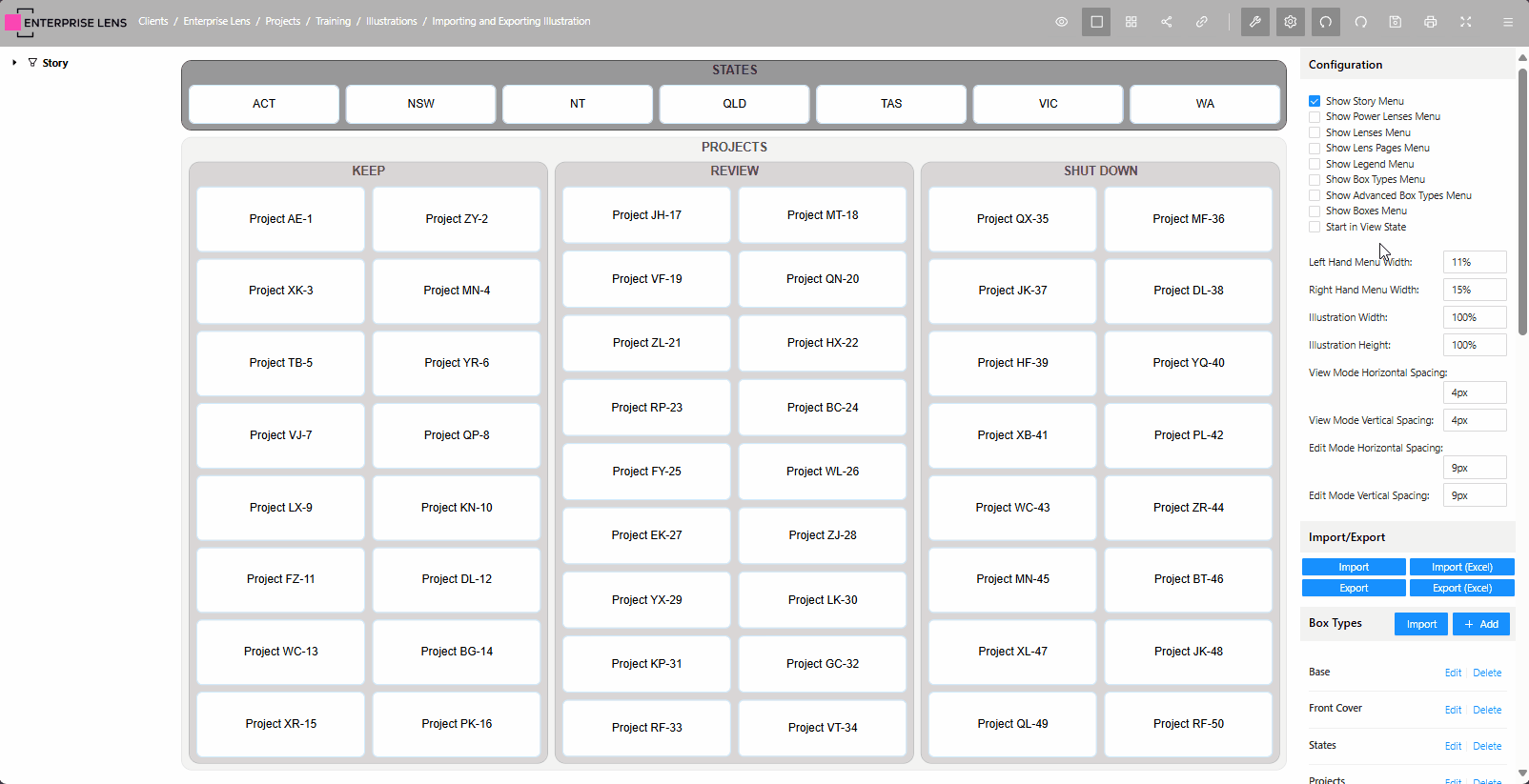 Importing the Canvas