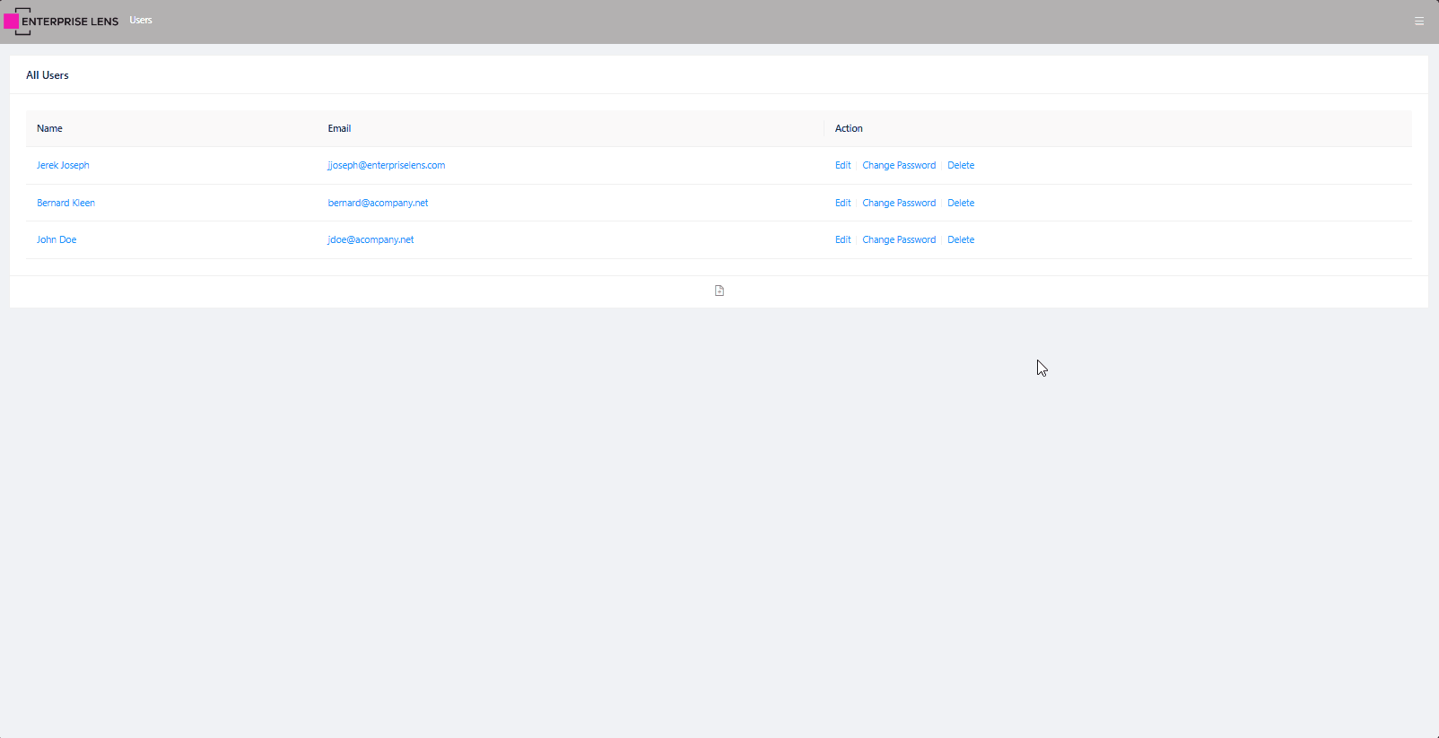 Creating and Updating a User