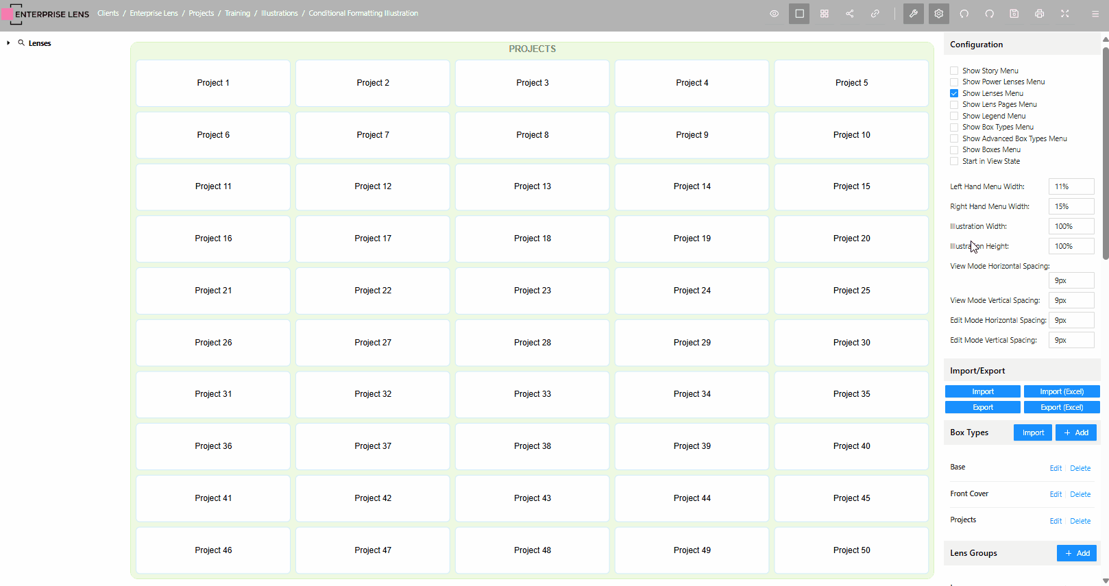 How to Import the Lens