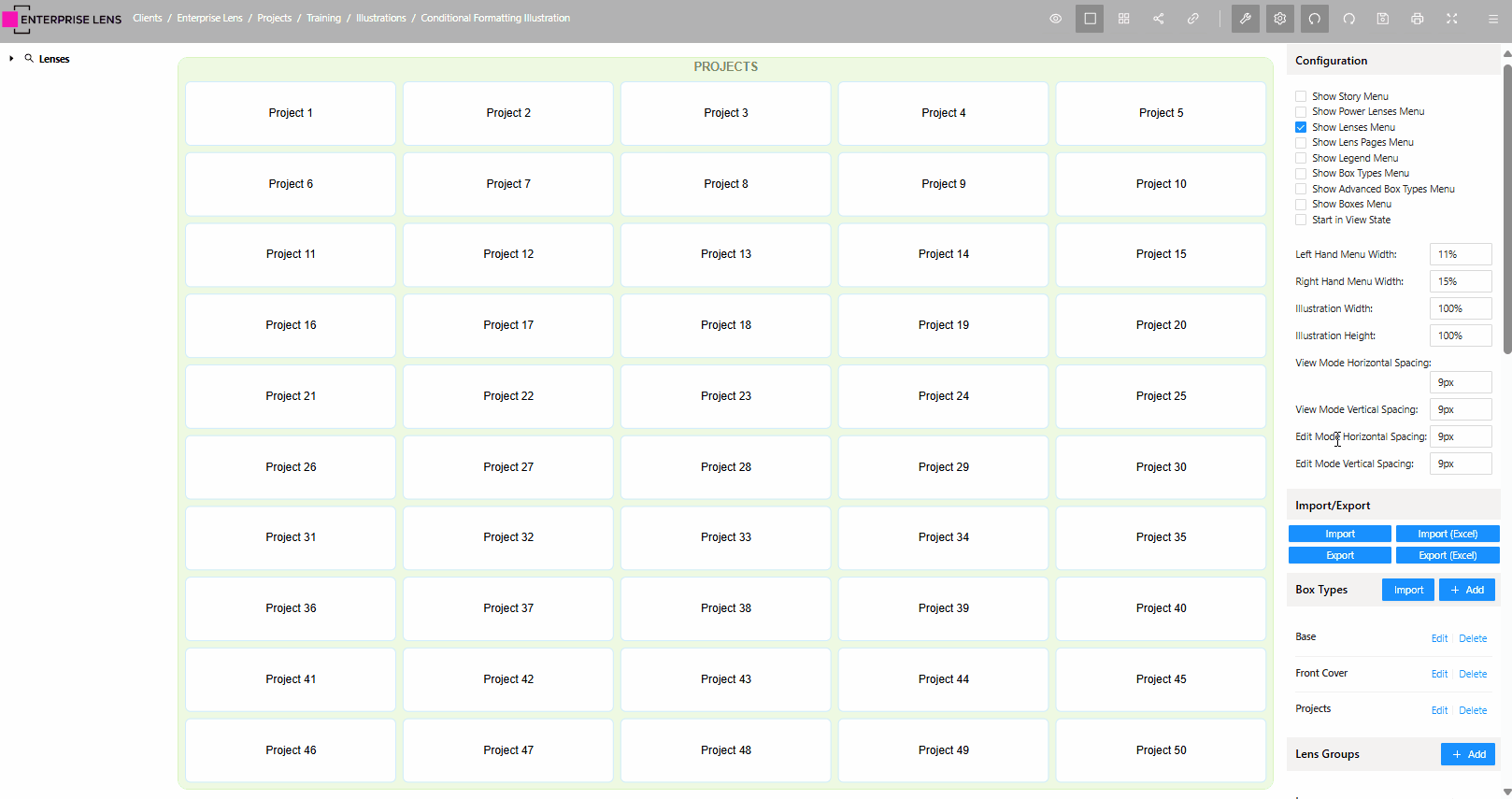 How to Import the Lens